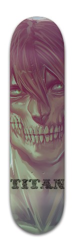 attack on titan erens tit Banger Park Skateboard 8 x 31 3/4 - Designed
