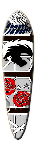 attack on titan Dart Complete Skateboard Deck - Designed By New